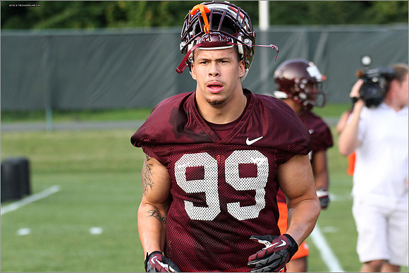 FB. Virginia Tech. Scrimmage