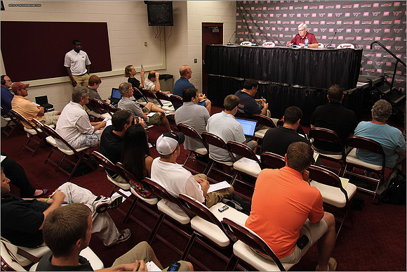 FB. Virginia Tech. Media Day