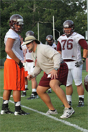 FB. Virginia Tech. Scrimmage