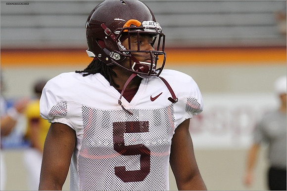 FB. Football Scrimmage at Virginia Tech.