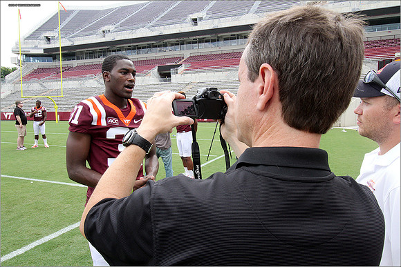 FB. Virginia Tech. Media Day