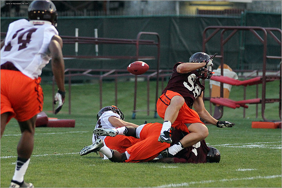 FB. Virginia Tech. Scrimmage