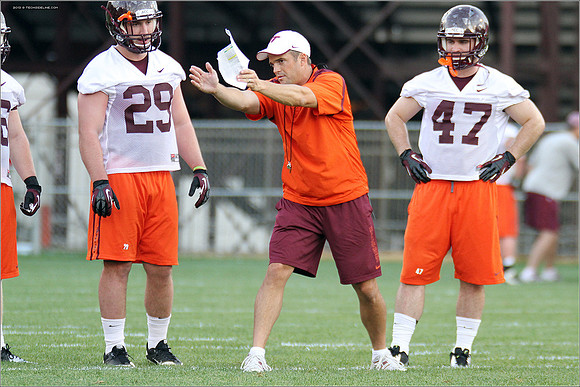 FB. Virginia Tech. Scrimmage