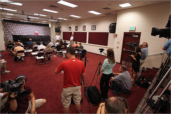 FB. Virginia Tech. Media Day