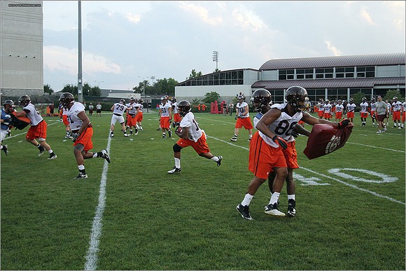 FB. Virginia Tech. Scrimmage