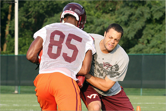 FB. Virginia Tech. Scrimmage