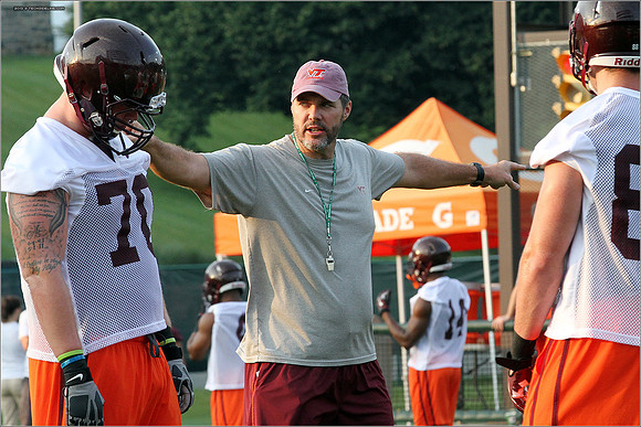FB. Virginia Tech. Scrimmage