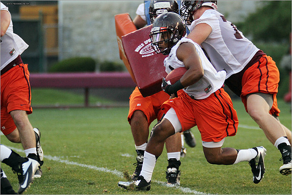 FB. Virginia Tech. Scrimmage