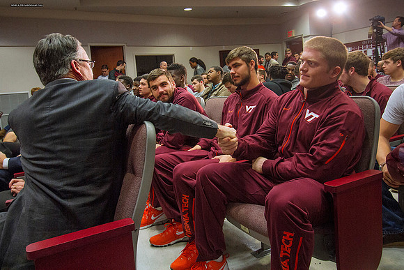 2015.11.02. VT Football Media Day.