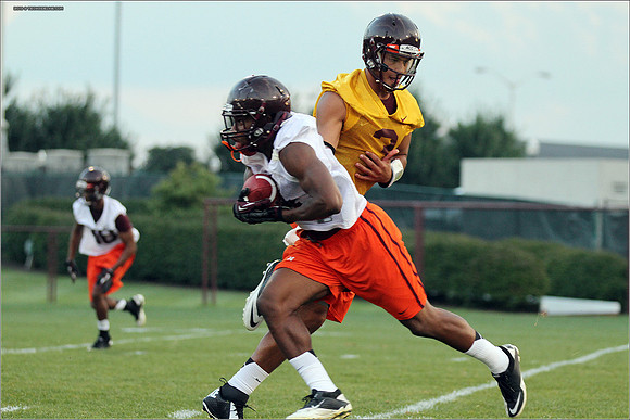 FB. Virginia Tech. Scrimmage