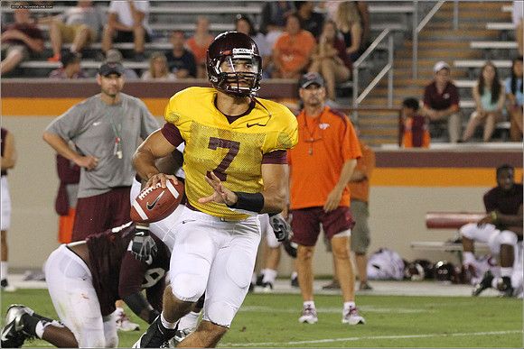 FB. Football Scrimmage at Virginia Tech.