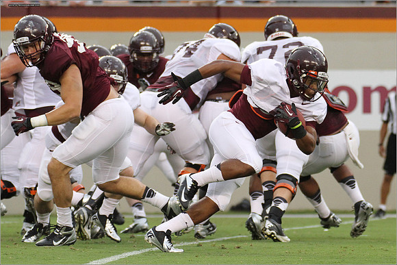 FB. Football Scrimmage at Virginia Tech.