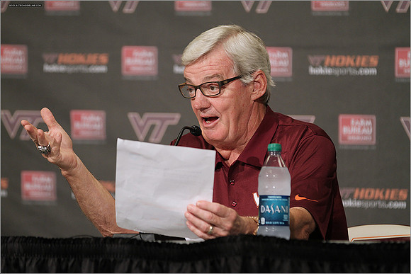 FB. Virginia Tech. Media Day