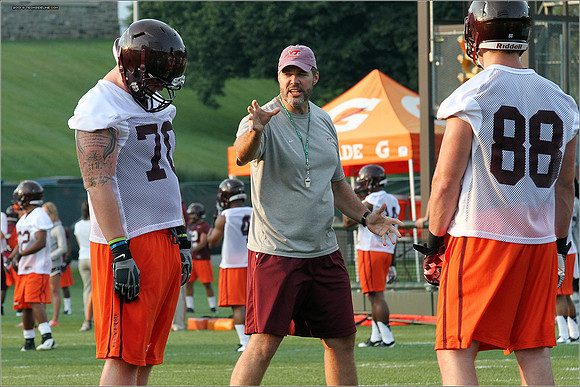FB. Virginia Tech. Scrimmage