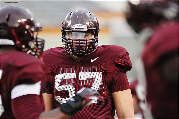 FB. Football Scrimmage at Virginia Tech.