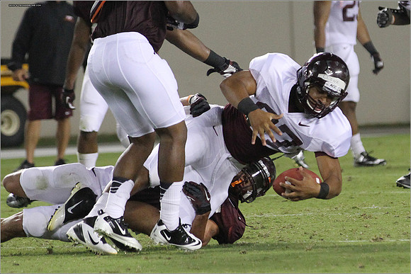 FB. Football Scrimmage at Virginia Tech.