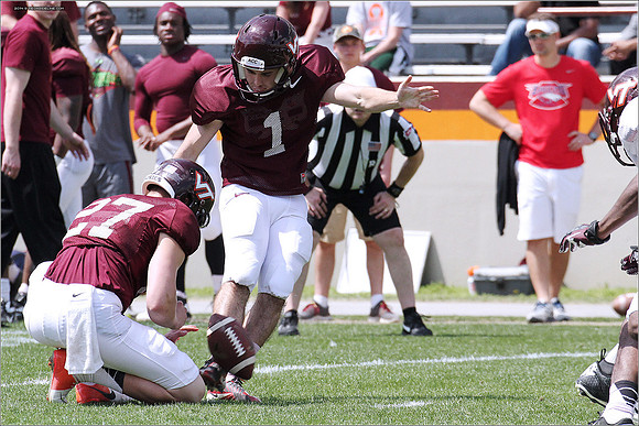 2014.04.12. VT Football Scrimmage.