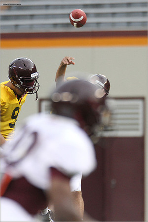 FB. Football Scrimmage at Virginia Tech.