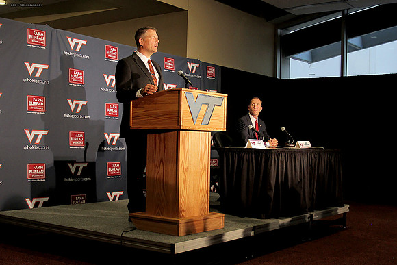 2015.11.30. VT Football Press Conference.