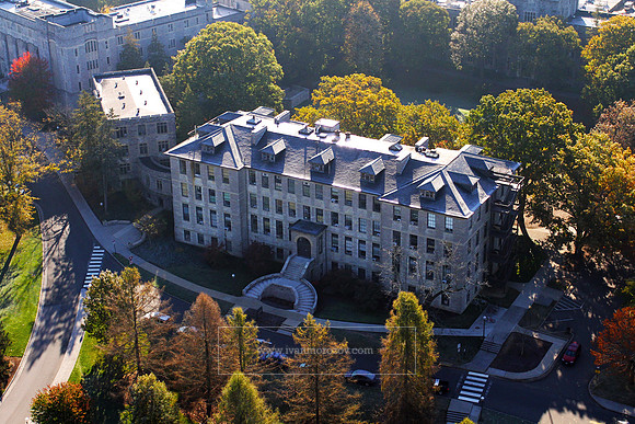 Aerial View of Virginia Tech Main Campus.