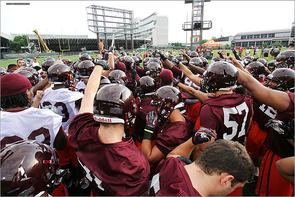 FB. Virginia Tech. Scrimmage