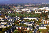 Aerial View of Virginia Tech Main Campus.