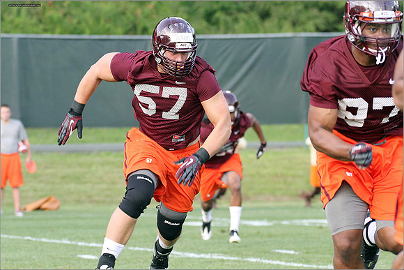 FB. Virginia Tech. Scrimmage