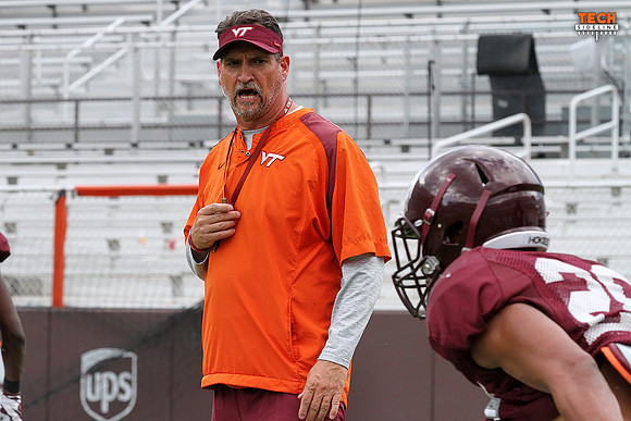 2016.08.23. VT Football Practice.