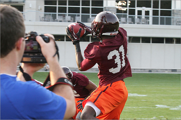 FB. Virginia Tech. Scrimmage