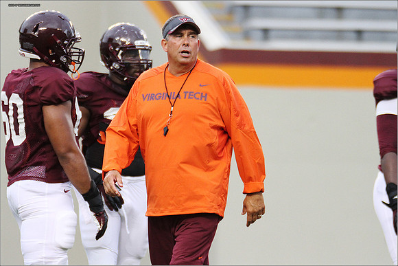FB. Football Scrimmage at Virginia Tech.