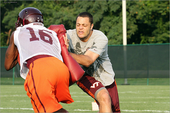 FB. Virginia Tech. Scrimmage