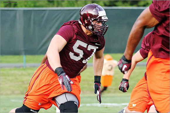 FB. Virginia Tech. Scrimmage