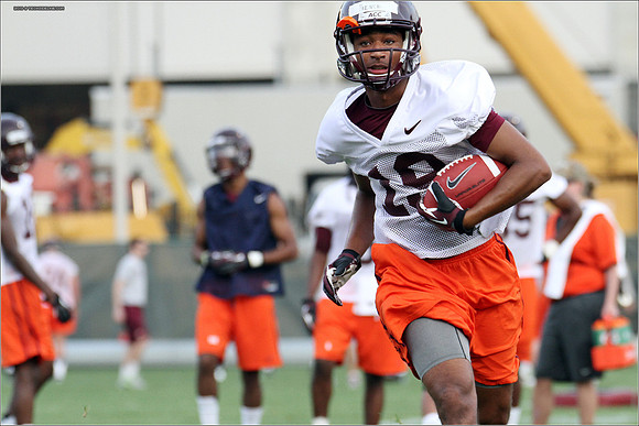 FB. Virginia Tech. Scrimmage
