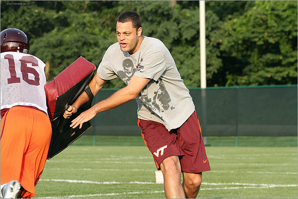 FB. Virginia Tech. Scrimmage