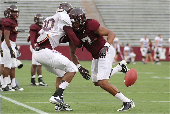 FB. Football Scrimmage at Virginia Tech.
