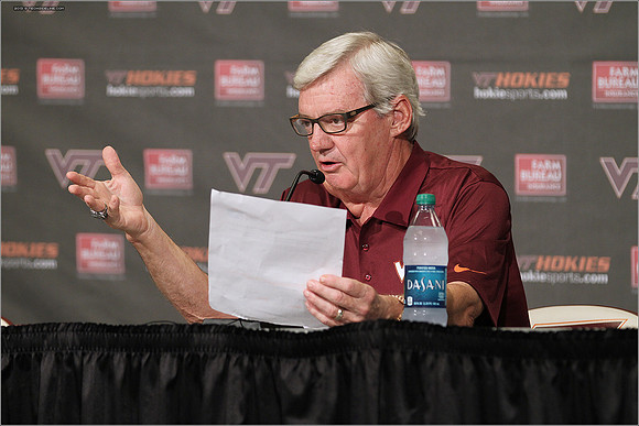 FB. Virginia Tech. Media Day
