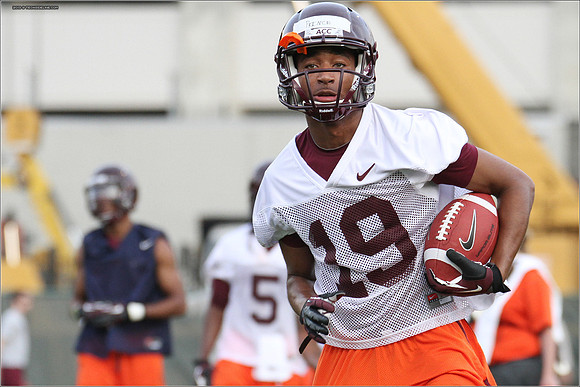FB. Virginia Tech. Scrimmage