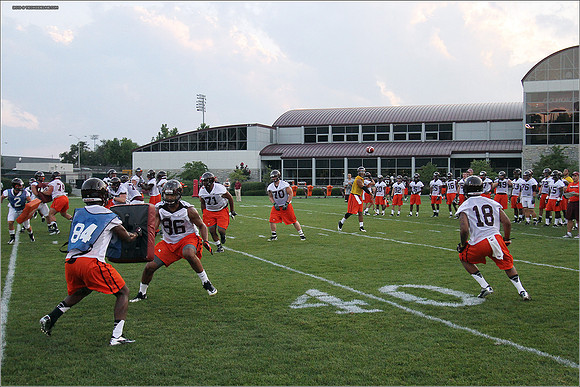 FB. Virginia Tech. Scrimmage