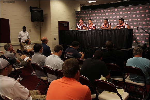FB. Virginia Tech. Media Day