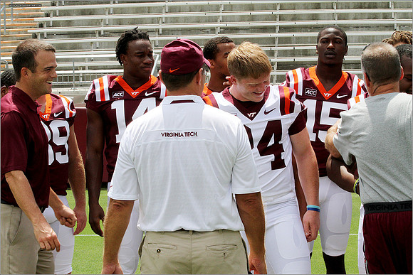 FB. Virginia Tech. Media Day