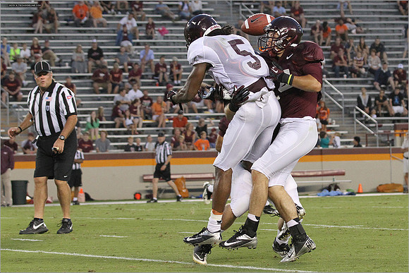 FB. Football Scrimmage at Virginia Tech.
