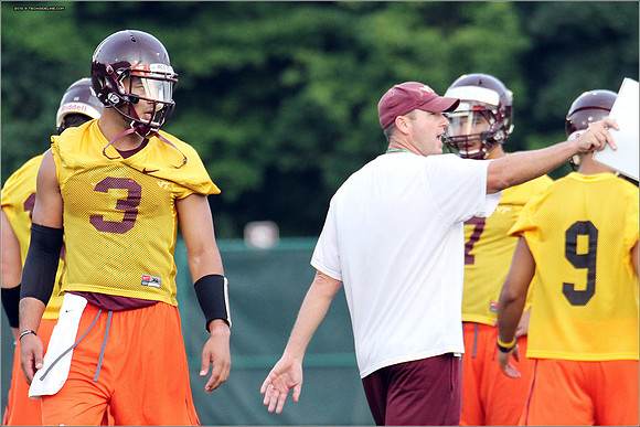 FB. Virginia Tech. Scrimmage