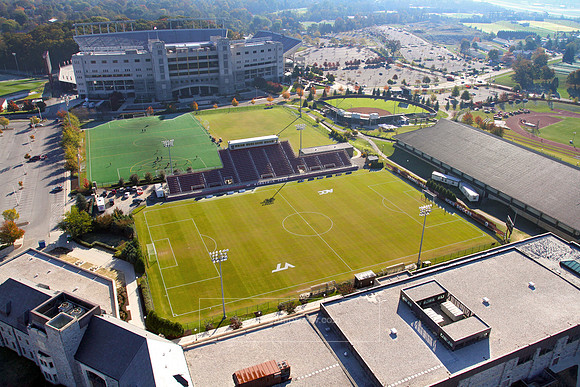 Aerial View of Virginia Tech Main Campus.