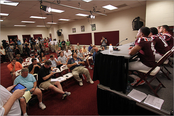 FB. Virginia Tech. Media Day