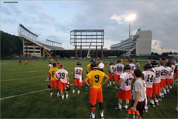 FB. Virginia Tech. Scrimmage