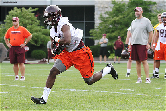 FB. Virginia Tech. Scrimmage