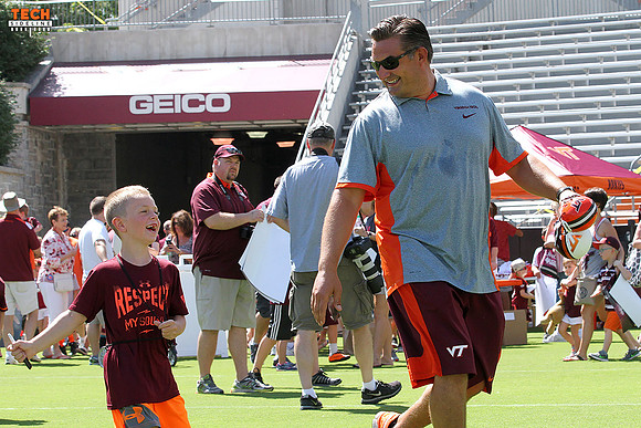 2016.08.14. VT Football Media Day.
