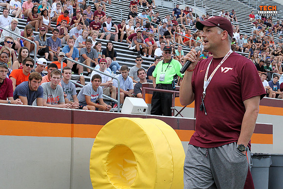 2016.08.23. VT Football Practice.