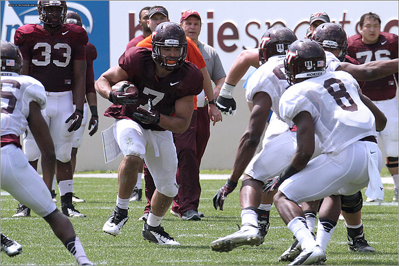 2014.04.12. VT Football Scrimmage.