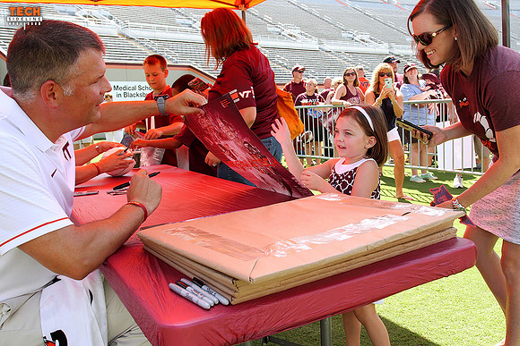 2016.08.14. VT Football Media Day.